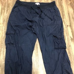 Navy Blue George & Martha Cargo Pants